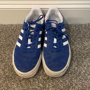 Adidas Gazelle Bold- Pink and Blue Platform